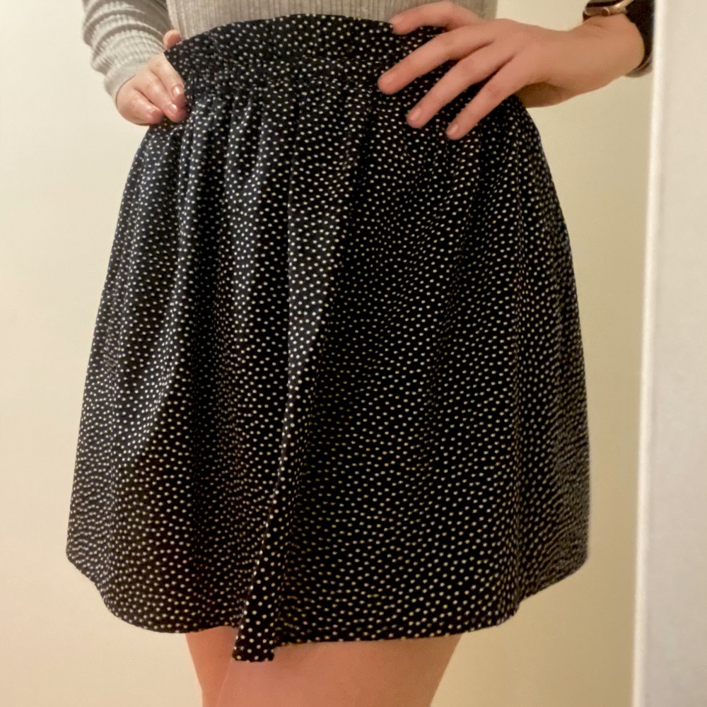 Polka dot skater skirt
